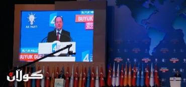 President Barzani Addresses Turkey’s Ruling Party Conference in Ankara, Calls for Peaceful Means to Resolve Kurdish Issue