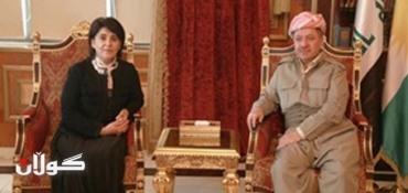 President Barzani Receives Kurdish Politician, Leyla Zana