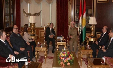 President Barzani meets Italian Senator Sergio Di Grigoroi