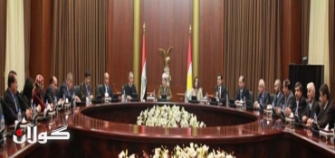 President Barzani meets with heads of political blocs in Kurdistan Parliament