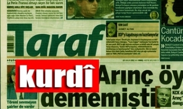 Rojnameya tirkî (Taraf) dest bi weşana kurdî dike