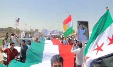 li herêma Kurdistanê xwepêşandanek ji bo piştevanîkirina şoreşa gelê Sûriyê hat lidarxistin