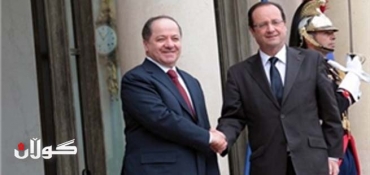 President Barzani Meets French President Hollande in Paris