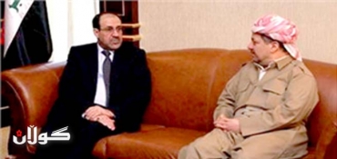 President Barzani, Maliki’s joint meeting begins