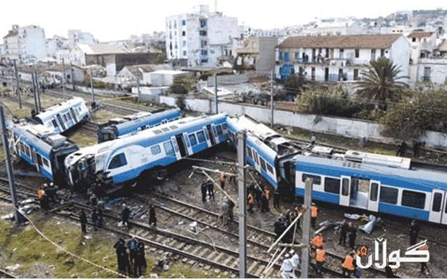  وەرگەڕانی شەمەندەفەرێک لە ئەنقەرە زیاتر لە 40 کەسی کردە قوربانی 