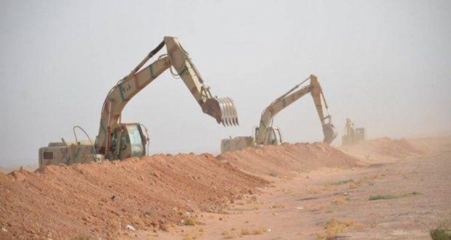 ئەنبار... بە لم دیوارێكی 16 كیلۆمەتری لە ترسی داعش دروست دەكرێت